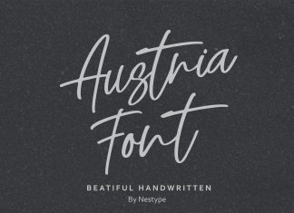 Austria Handwritten Typeface