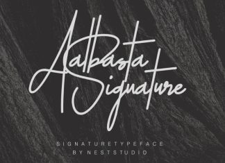 Aalbasta Signature Font