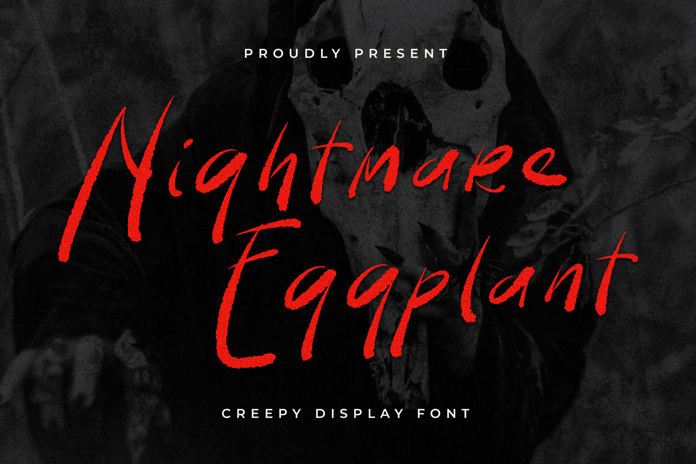 Nightmare Eggplant Display Font