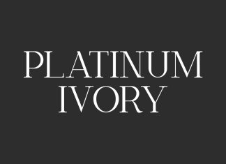 Platinum Ivory Serif Font
