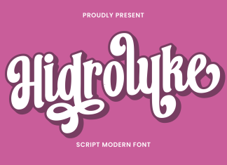 Hidroluke Script Font