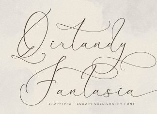 Qirtandy Fantasia Script Font