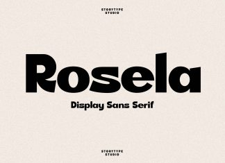 Rosela Sans Serif Typeface