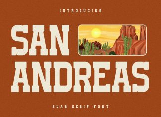 San Andreas Slab Serif Font