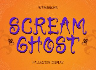 Scream Ghost Font
