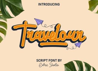 Travelour Script Font