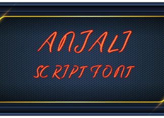 Anjali Script Font