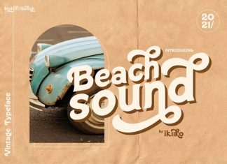 Beach Sound Display Font
