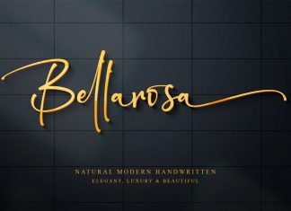 Bellarosa Script Font