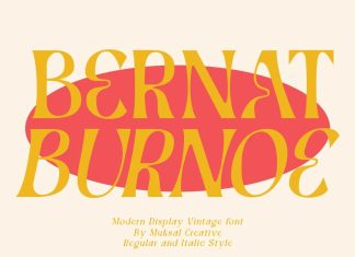 Bernat Burnoe Serif Font