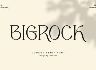 Bigrock Serif Font