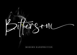 Bittersoni Handwritte Font