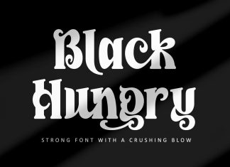 Black Hungry Display Font