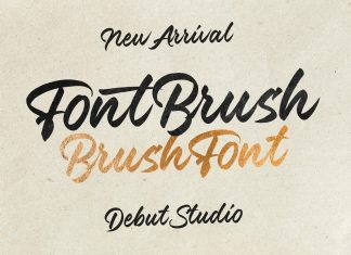 Font Brush Typeface