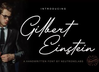 Gilbert Einstein Handwritten Font