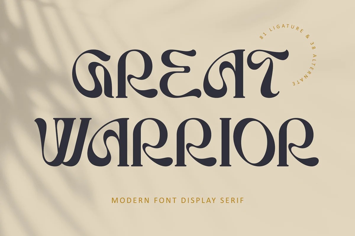 Warriors Y2K fonts
