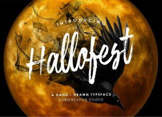 Hallofest Brush Font