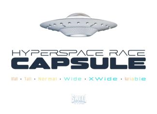 Hyperspace Race Capsule Font