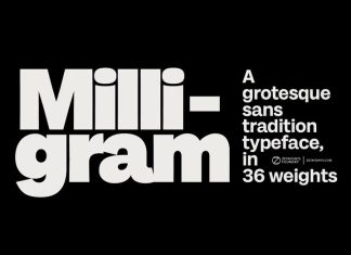Milligram Sans Serif Font