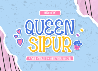Queen Sipur Display Font