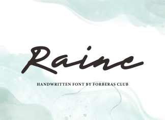 Raine Script Font