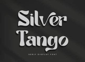 Tango Silver Display Font