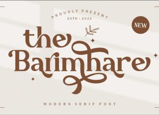 The Barimhare Serif Font