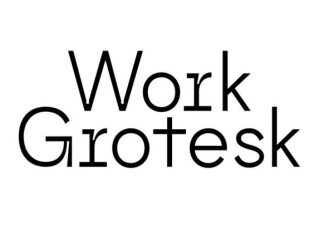 Work Grotesk Sans Serif Font
