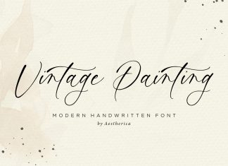 Vintage Painting Script Font