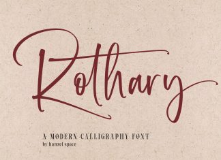 Rothary Display Font