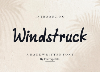 Windstruck Handwritten Font