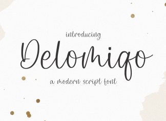 Delomiqo Script Font