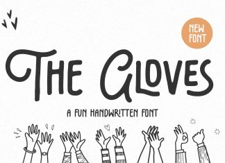The Gloves Display Font
