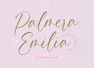 Palmera Emilia Script Font