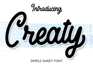 Creaty Handwritten Font