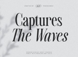 Captures The Waves Serif Font