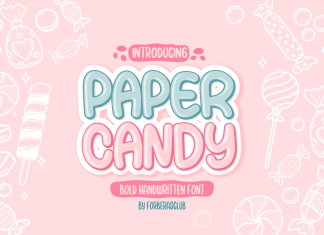 Paper Candy Display Font