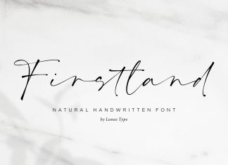 Firstland Handwritten Font