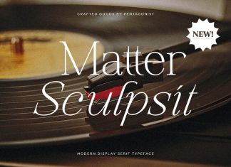 Matter Sculpsit Serif Font