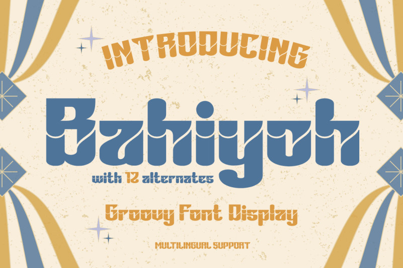 Bahiyoh Display Font