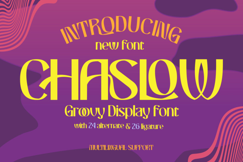 Chaslow Display Font