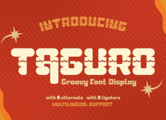 Taguro Display Font