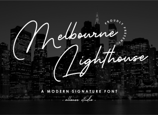 Melbourne Lighthouse Handwritten Font