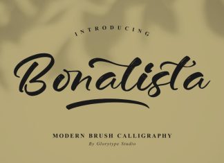 Bonalista Script Font