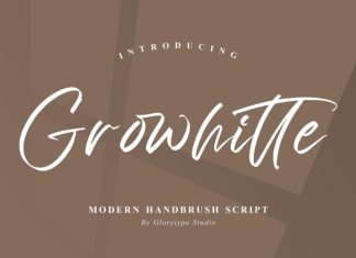Growhitte Script Font