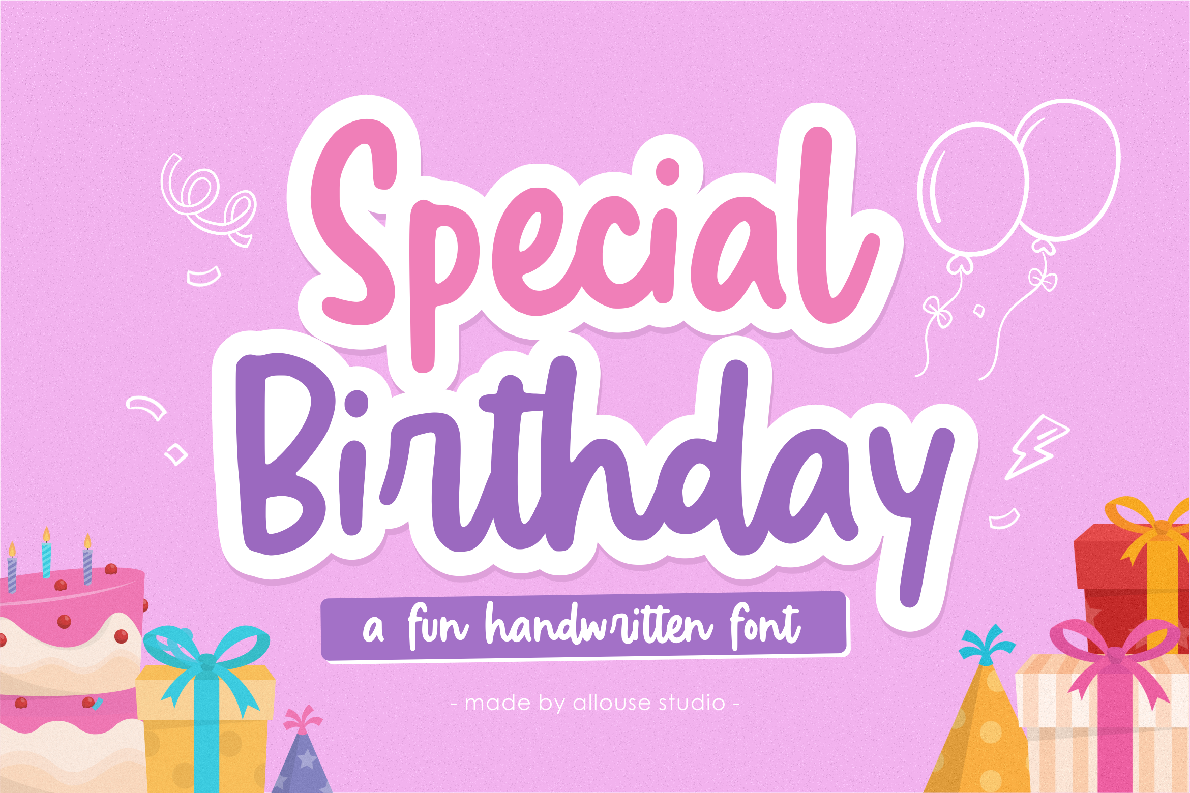 Special Birthday Script Font