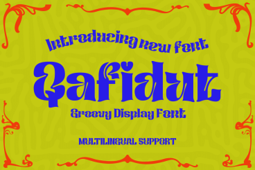 Qafidut Display Font