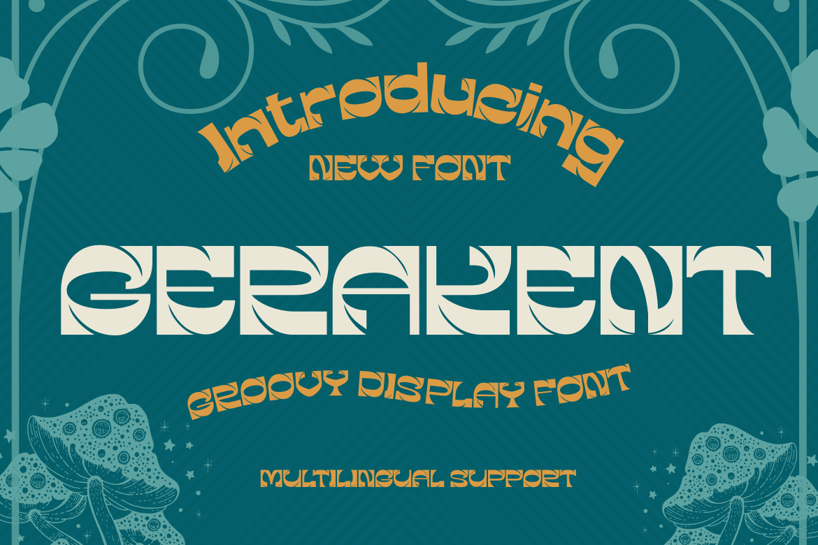 Gerakent Display Font