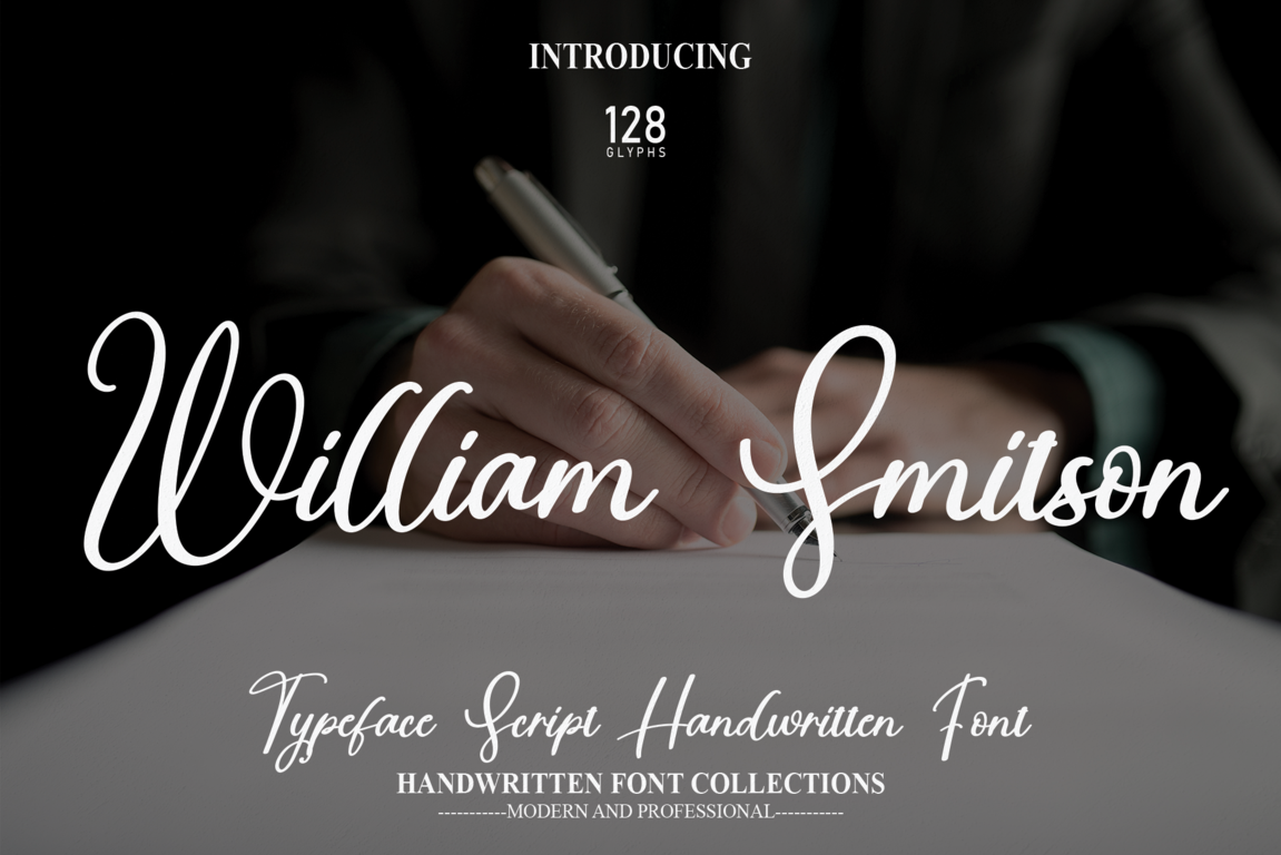 William Smitson Calligraphy Font