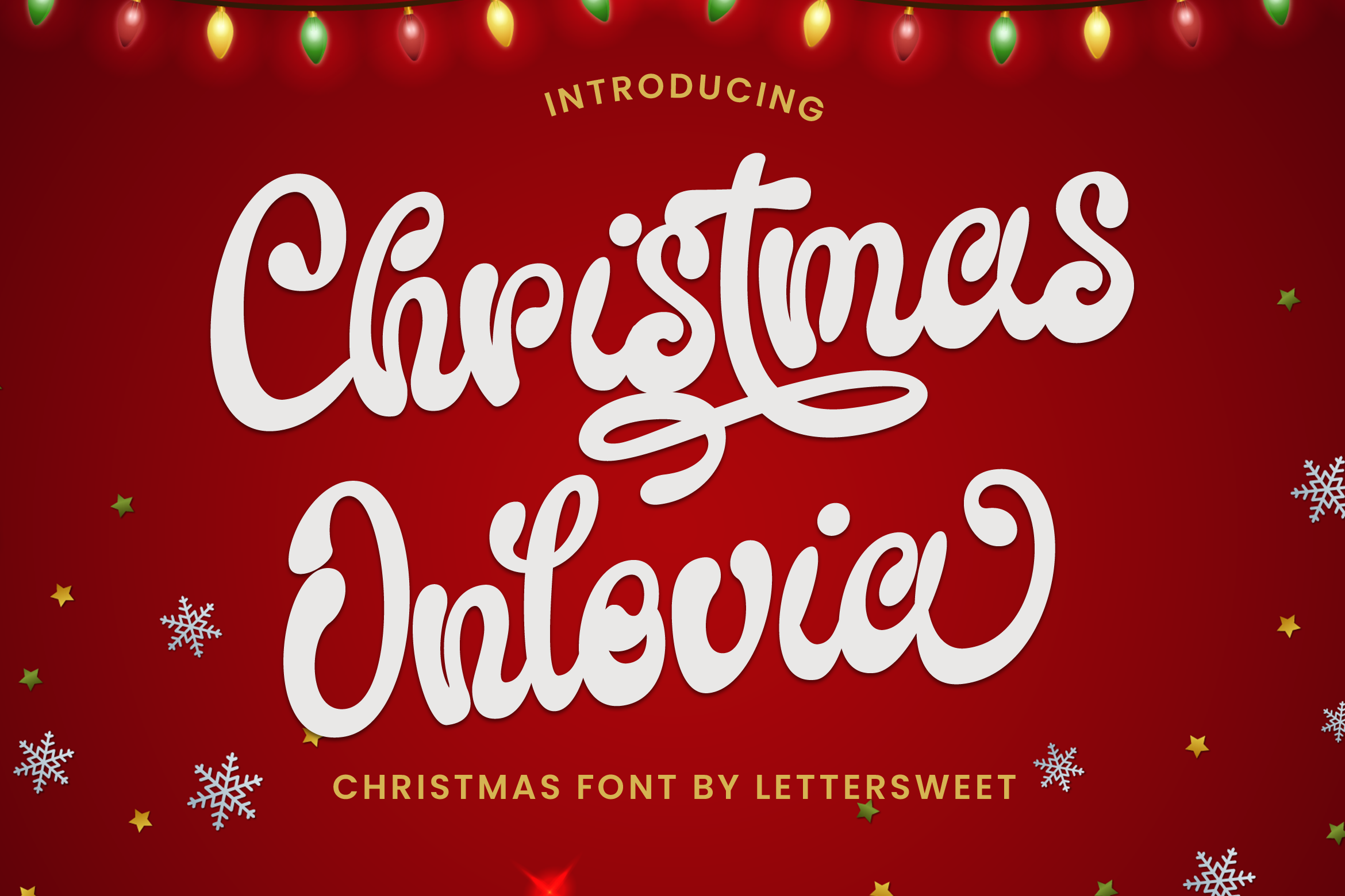 Christmas Onlovia Script Font